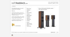 Desktop Screenshot of keithhaddock.com